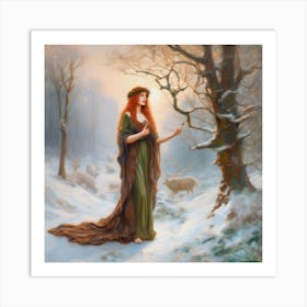 Winter Guardian Art Print