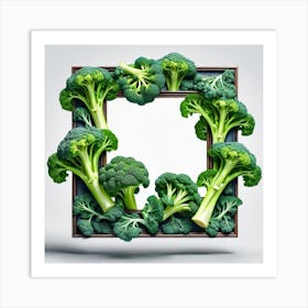 Frame Of Broccoli 3 Art Print