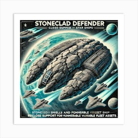 Stoneclad Defender Support And Fortification Art Print