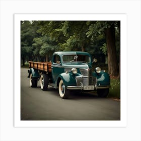 Vintage Old Car Art Print