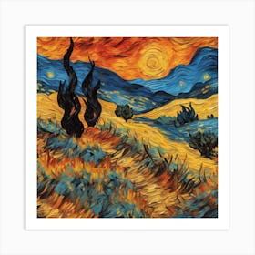 Starry Night 1 Art Print