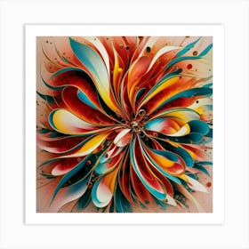 Radiant waves Art Print