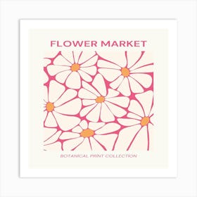 Flower Market Botanical Collection Art Print