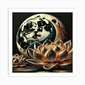 Yin And Yang 3 Art Print