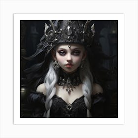 Gothic Girl Art Print