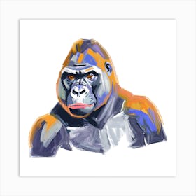 Western Lowland Gorilla 04 Art Print