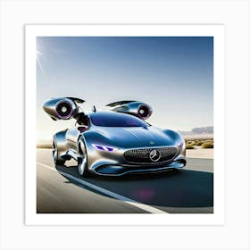 Mercedes Concept Car 1 Art Print