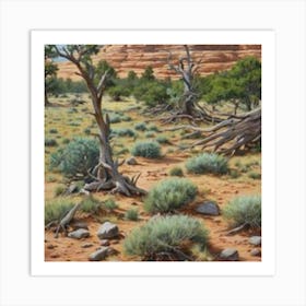 Sand Dunes Art Print