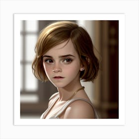 Emma Watson Whispered Wonders Art Print