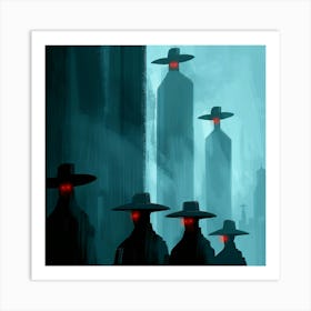 Samurai Inquisition Art Print