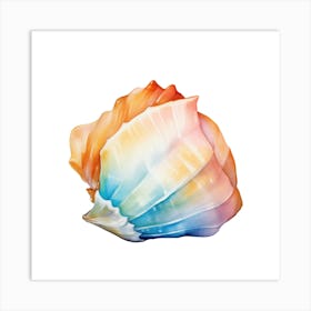 Colorful Sea Shell 2 Art Print