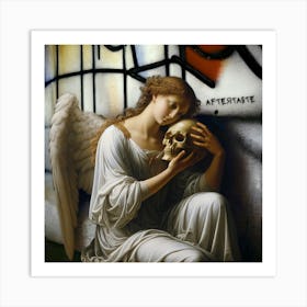 Even the Angels Cry Art Print