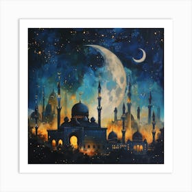 Muslim City Art Print