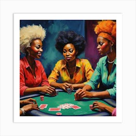 the gamble Art Print