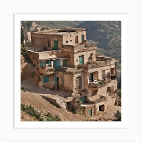 Village In Morocco Art Print