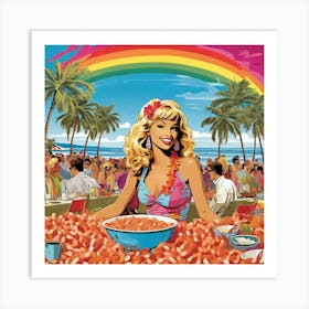 Hawaiian Crawfish Art Print