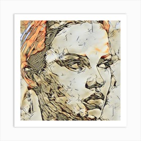 Portrait Of A Woman 57 Art Print