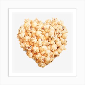 Heart Of Popcorn 16 Art Print