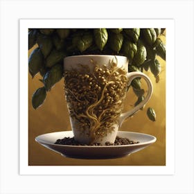 Tree Of Coffee Art Print