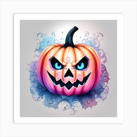 Halloween Pumpkin Art Print