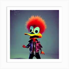 Punk DuK Art Print