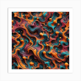 Abstract Abstract Painting 1 Art Print