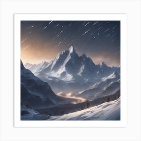 Winter Landscape 44 Art Print