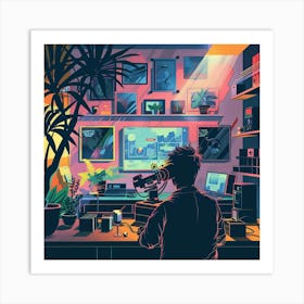 Pixel Art 1 Art Print