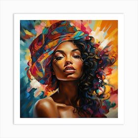 African Woman 77 Art Print