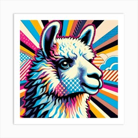 Llama Canvas Art Art Print