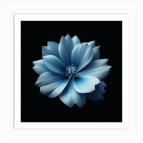 Blue Flower 2 Art Print