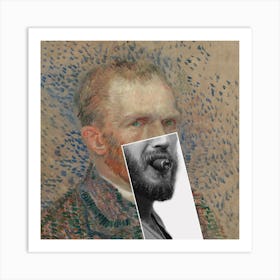 Van Gogh X Tom Hardy 1 Art Print