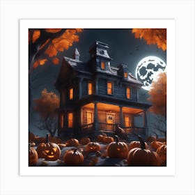 Haunted House 6 Art Print