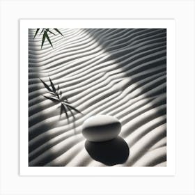 Zen Sand Art Print