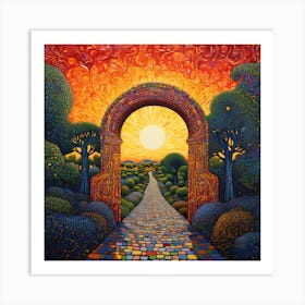 Archway To The Sun 1 Art Print