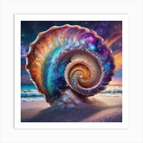 Spiral Shell Galaxy Art Print