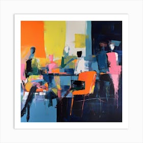 Business Meeting At Silicon Valley 1 Art Print