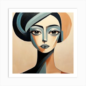 Unmoved Woman 02 Art Print