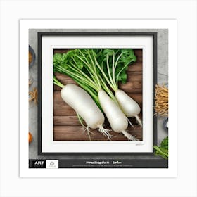 Radish Art Print