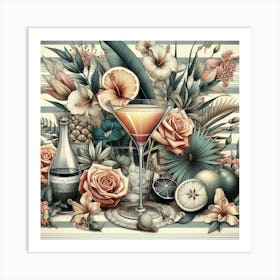 Cocktail Art Print