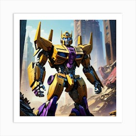 Albedobase Xl Transformers 3 Art Print