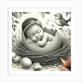 Sweet baby 4 Art Print