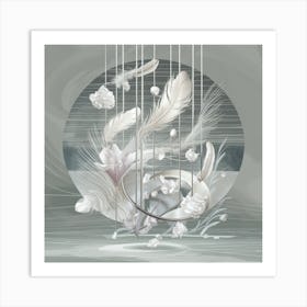 Feathers And Feathers Art Print