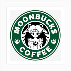 Limited Edition Moonbucks Coffee Art Print