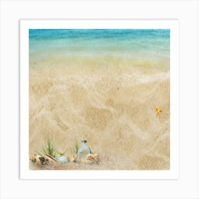 Sand And Sea Art Print