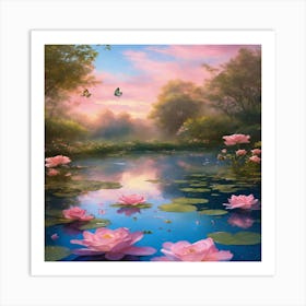 Water Lilies 6 Art Print