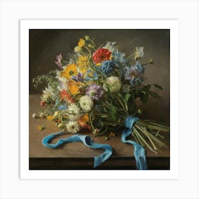 Bouquet Of Flowers Art Print