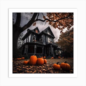 Haunted House 8 Art Print