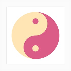 Yin Yang Symbol 27 Art Print