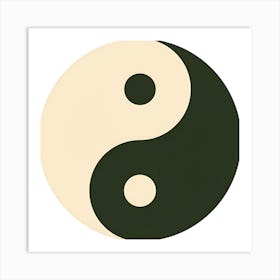 Yin Yang Symbol Art Print